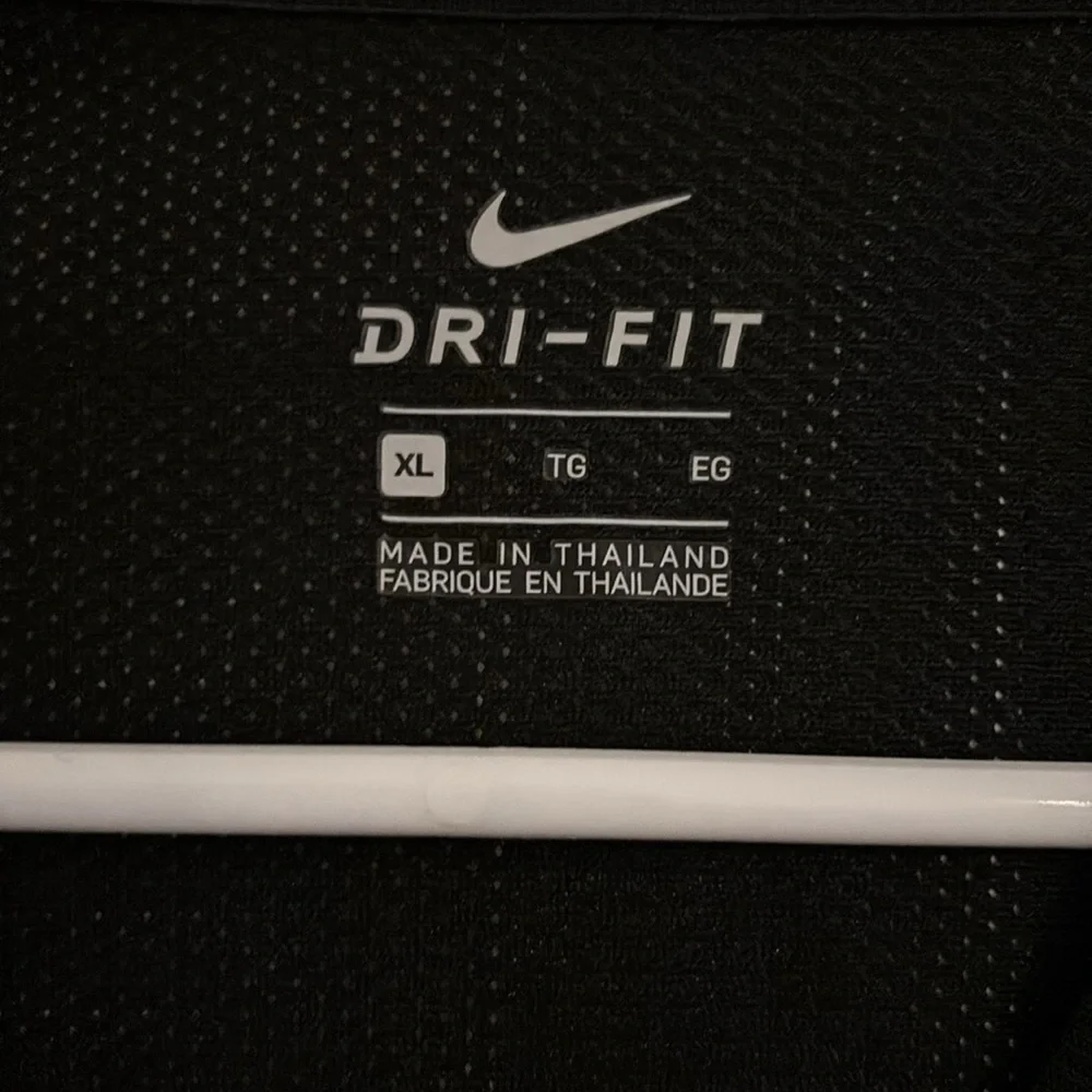 Nike Black Fitted Polo Jersey - Picture 2 of 9